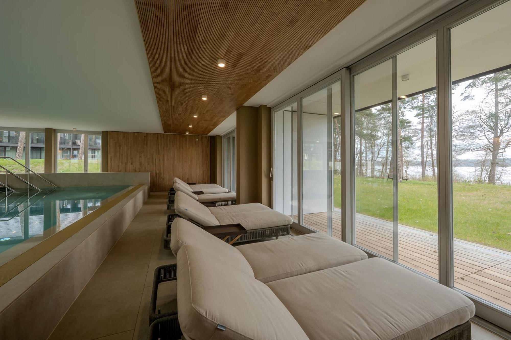 Marina Maisonette Seeblick Mit Pool Und Sauna Bad Saarow Buitenkant foto